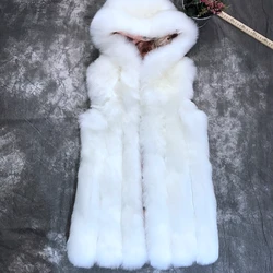 OEM factory custom made high quality faux fur coat