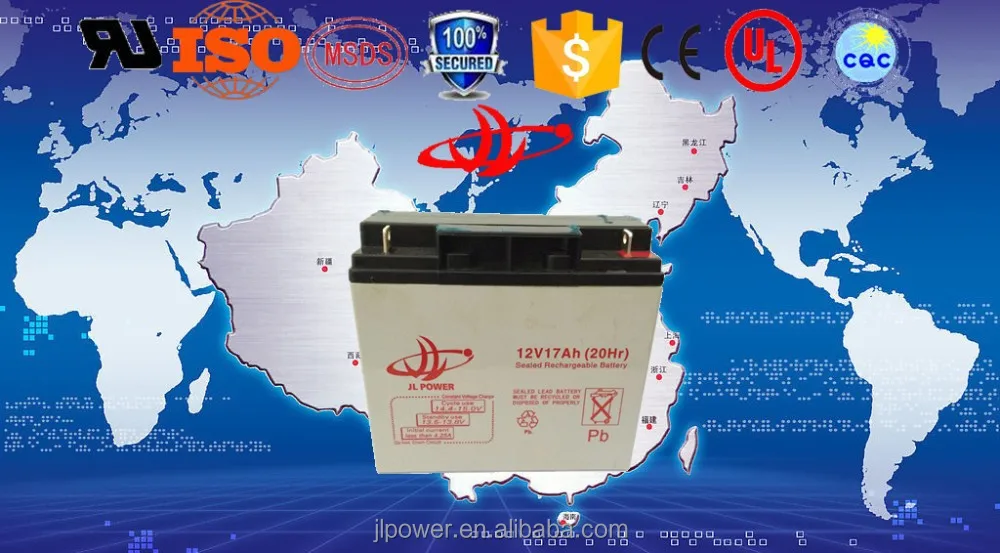 12v 17ah solar battery 12v 17ah agm battery/gel battery