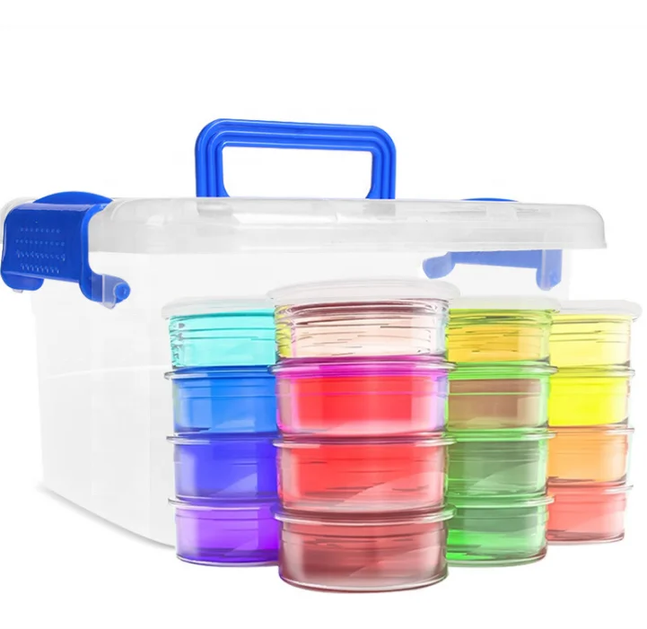 Translucent crystal magic bubble modeling clay mud soil for kids DIY slime