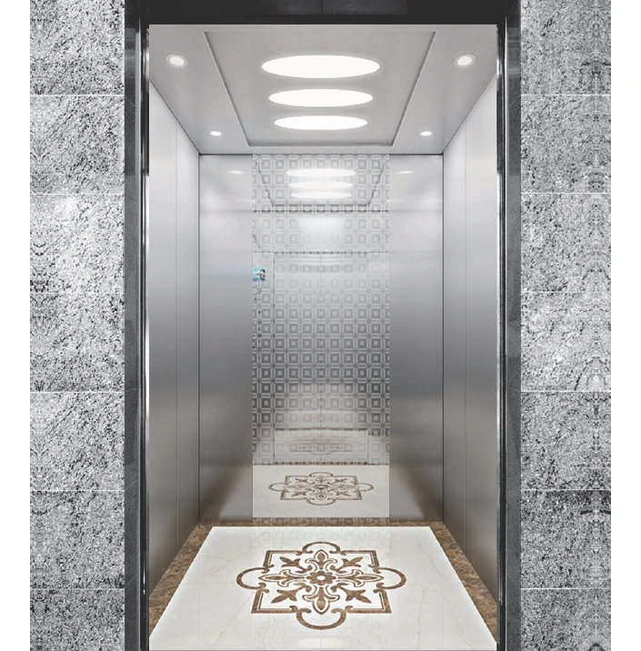 CE EAC certified Stable Functions Safe Running MRL Passenger Elevator