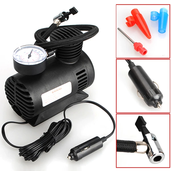 Micro- Pump! Air Compressor 12V 300 PSI Car Auto Electric Pump Tire Inflator Tool for Cars, Basketball, Lifebuoy, Bicycles
