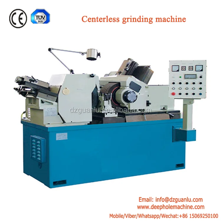 Automatic Centerless Round Pipe Grinding Machine For Aluminium Polishing