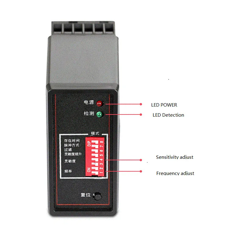 Single Channel Inductive Vehicle Loop Detector for Industrial Control Systems