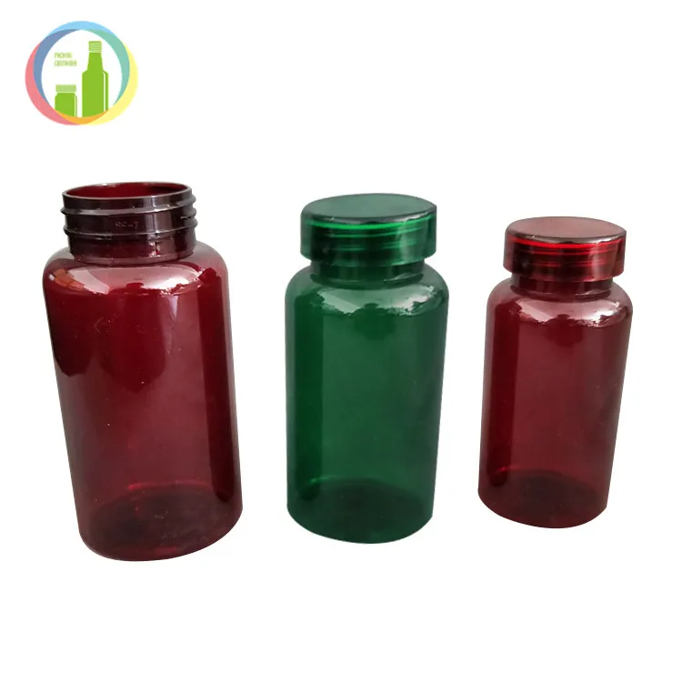 
plastic food bottle colored plastic pills pet bottle capsule plastic bottles 