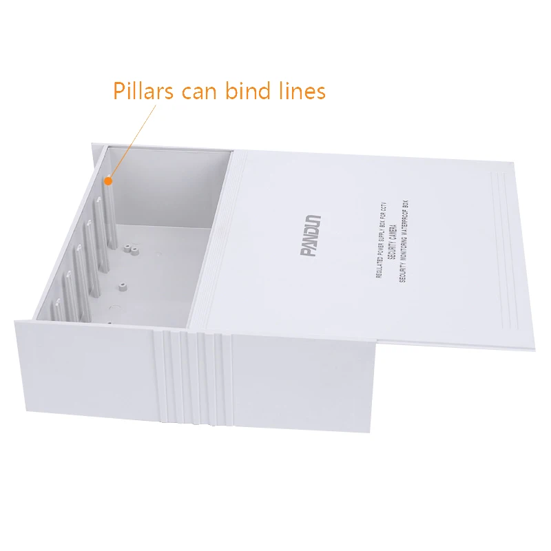 PANDUN Регулируемый блок питания для камеры видеонаблюдения, водонепроницаемый блок питания для мониторинга безопасности