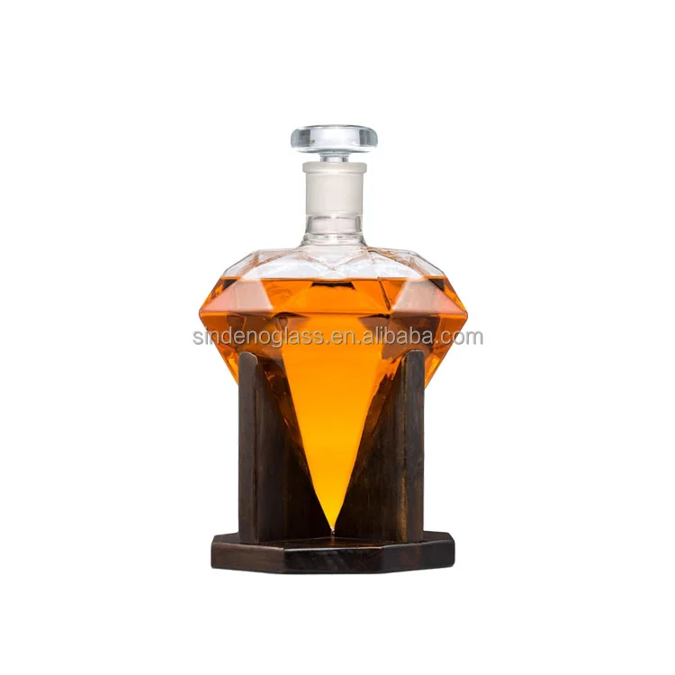 1000ml Glass Diamond Glass Bottle Decanter Whiskey Wine Decanter (60777981033)