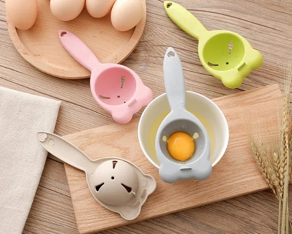 Amazon Hot Seller Plastic Egg Separator Egg White Yolk Filter Separator for Cooking Kitchen Gadget