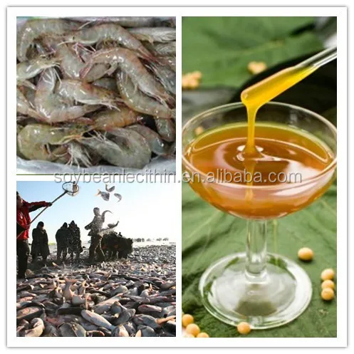 
Liquid lecithin soy growth promoters for fish and shrimp 
