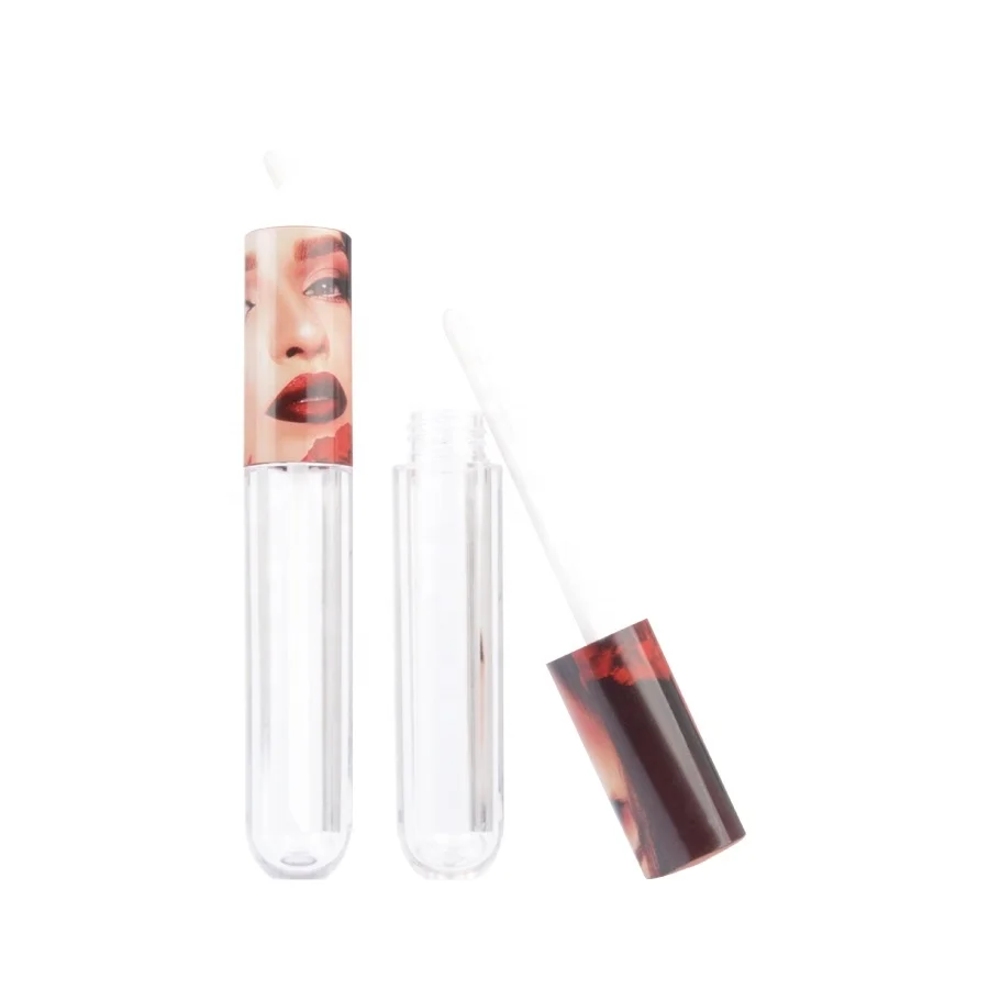 High Quality Cosmetic Packaging Container case Lip Gloss Bottle Empty Plastic clear Lip Gloss Tube