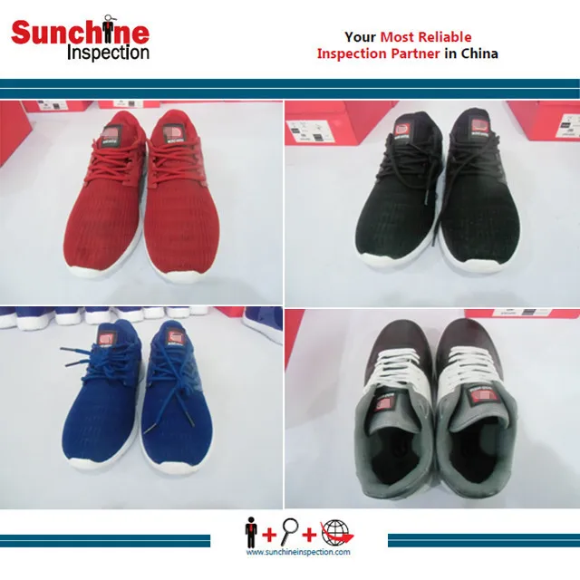 
shoes footwear pre-shipment inspection quality control in guangzhou 