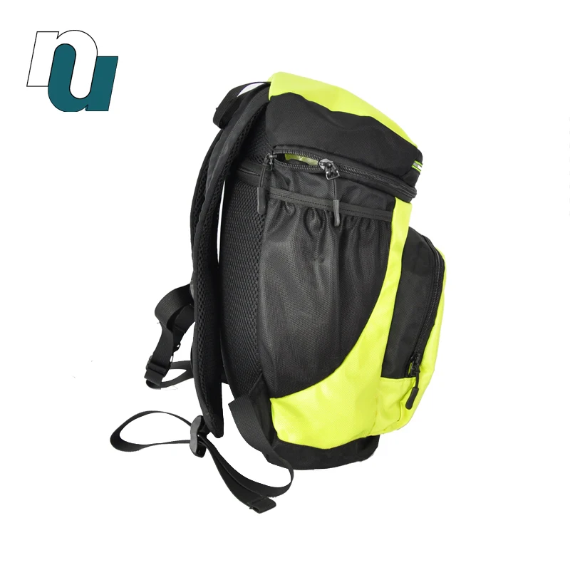 Factory Manufacturer ODM OEM Sharp Yellow Modern Simplicity Double Shoulder Backpack with Large Pocket for Student and Adult