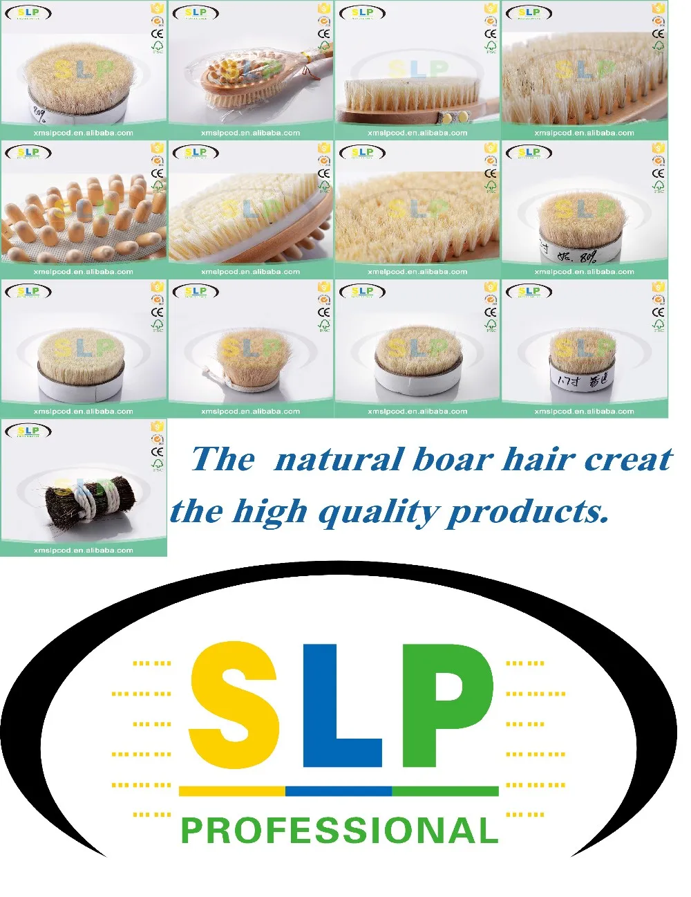 
Natural White Boar Bristle Wooden Shoe Brush 