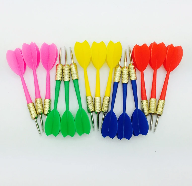 Colorful Plastic Wing  Darts Needle Kid Tone Throwing Shafts Point Tip Toy Set