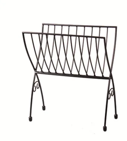 
Metal Magazine Rack book storage display shelf office home book rack 