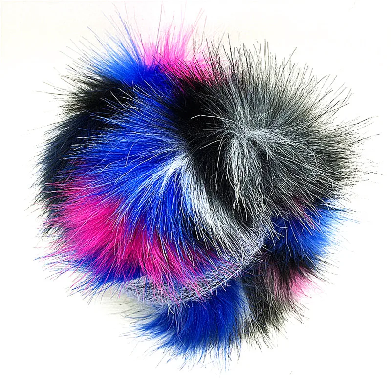 
2021Top quality Fur Fox Hair Soft Plush girls Warm bunny winter Earmuffs 