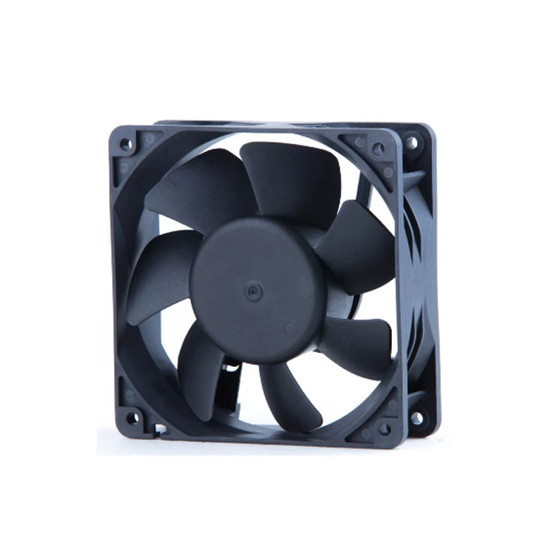 high performance axial flow dc 12V 24V 80x80x25mm industrial radiator and cooling fan