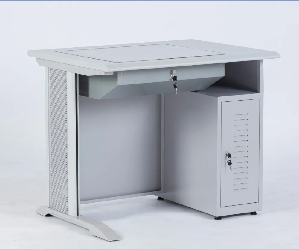 Computer Desk with Lockable Flip-up LCD holder and CPU holder