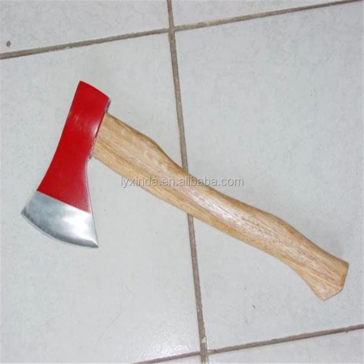 wooden handle cast iron axe