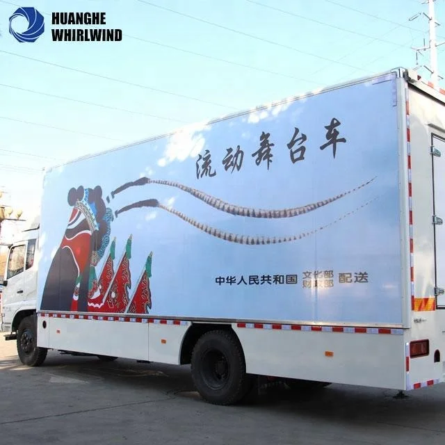  Мобильный сценический грузовик для roadshow электронный компонент внешний мобильный светодиодный дисплей рекламный щит