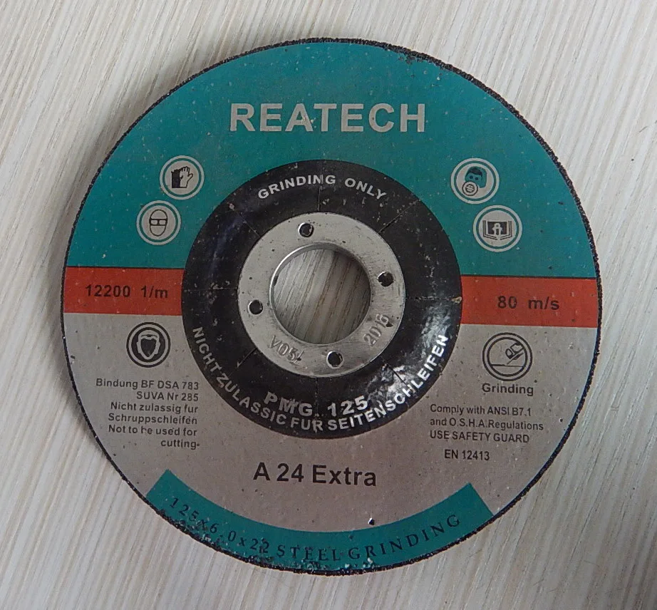 EN12413 Standard Abrasive Steel Grinding Wheels