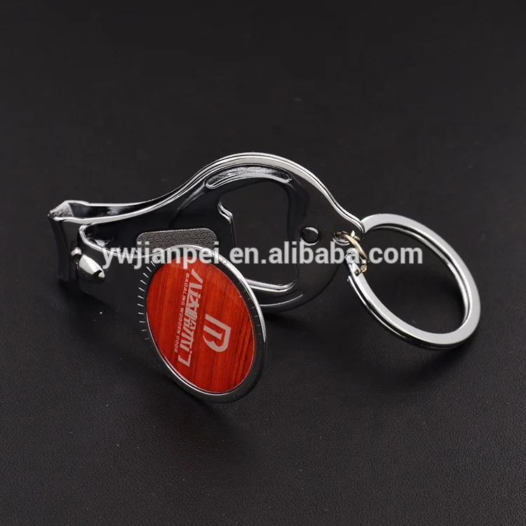 
Promotional 3 in 1 Keychain Nail Clipper With Bottle Opener 