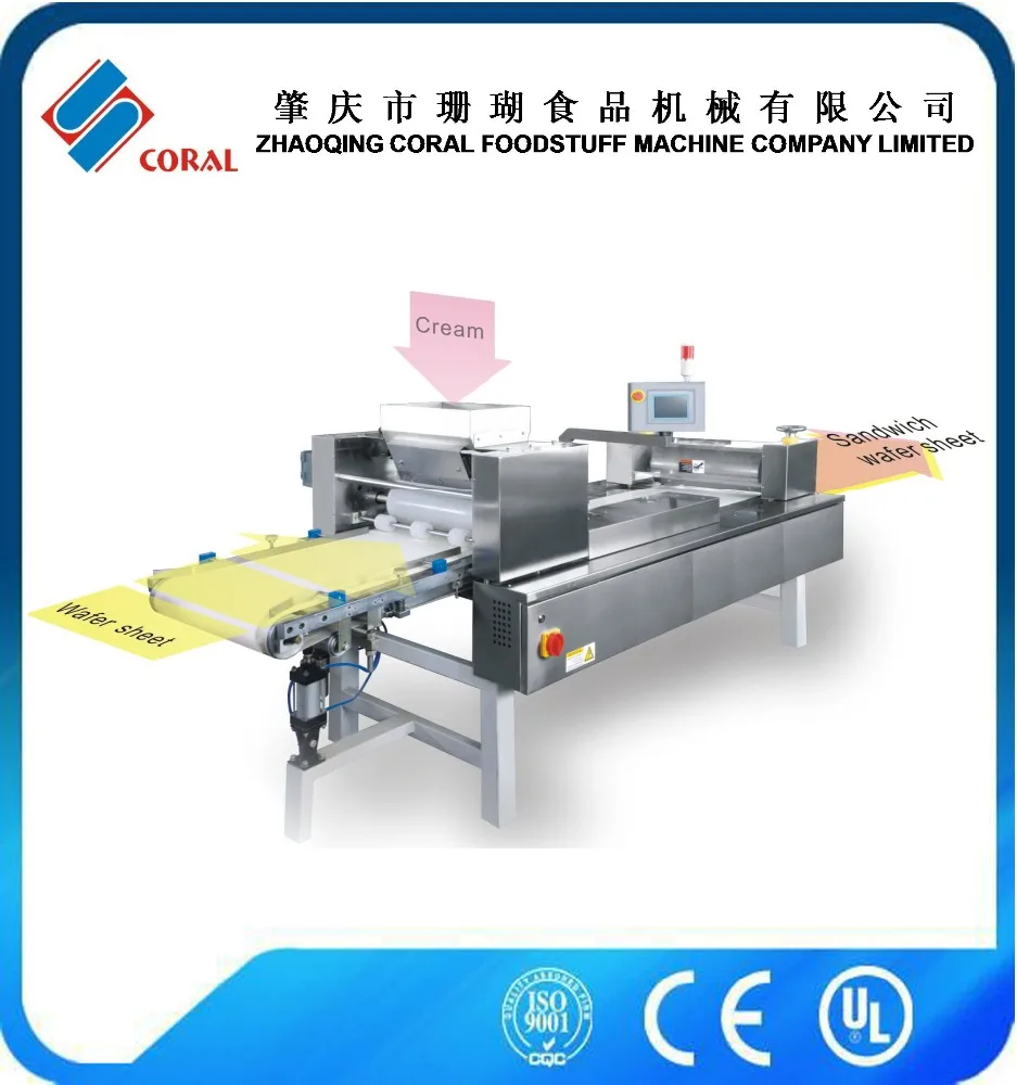 Advanced machinary High Efficiency Wafer Baking Machine/Ball Wafer Production Line with chocolate enrobing/Wafer Production Line