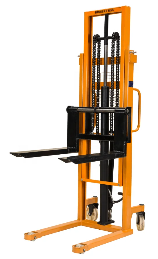 1TON HAND PALLET TRUCK AND MANUAL ELECTRIC STACKER POWER 1000KG