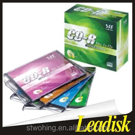Печатных CD-R / пустой CDR в 10.4 мм жемчужина чехол / тонкий чехол / cd box упаковка