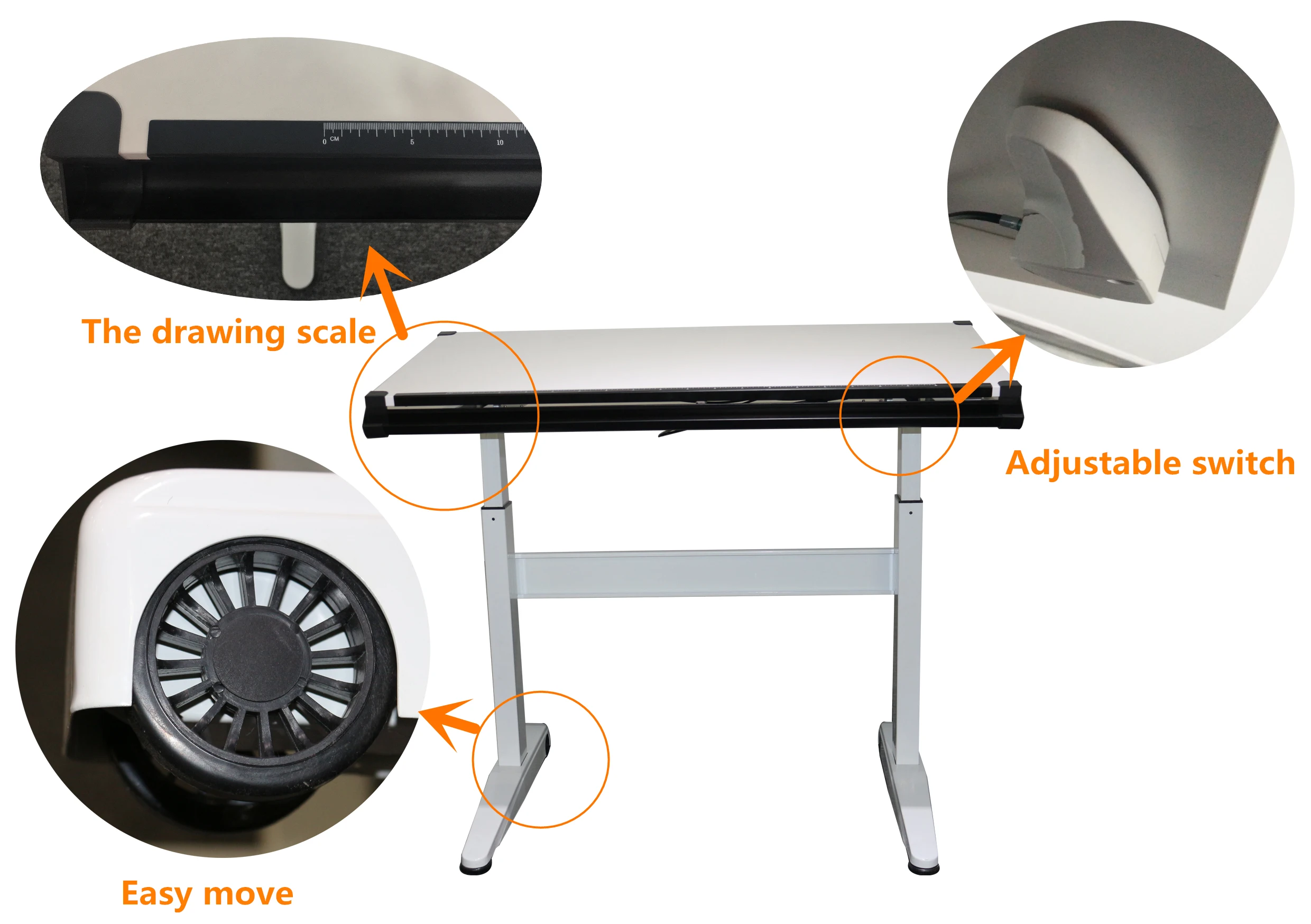 Горячая Распродажа эргономичный дизайн регулируемая высота сидячий стол для рисования с регулируемой высотой