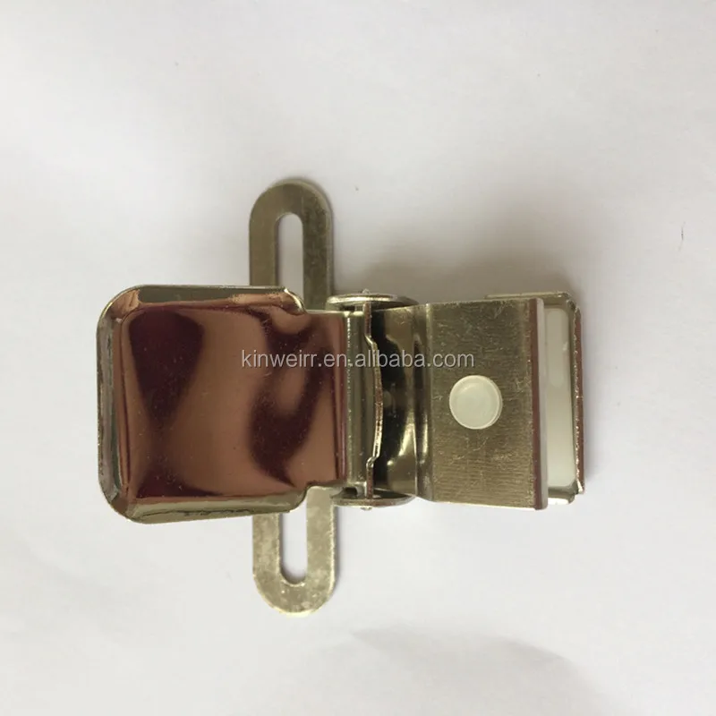 high quality garment suspender clip elastic band stainless garment silver round suspender clips for Suspender Belts