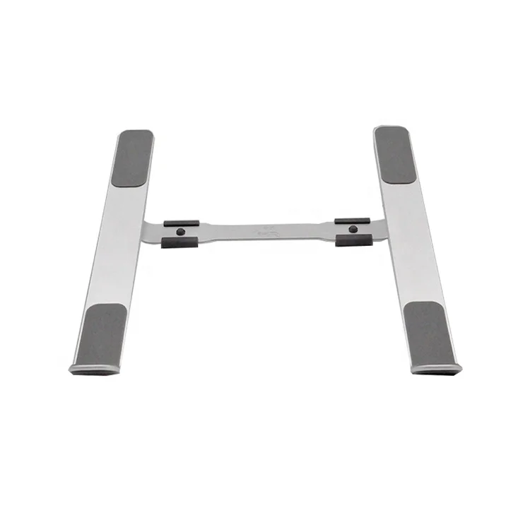 Good Stability Persevere Laptop Portable Stand Aluminum Silver Laptop Stand