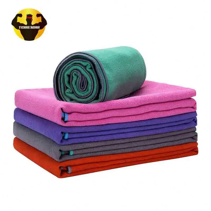 RAMBO Manufacturer Soft Private Label Yoga Towel Anti- Non Slip Microfiber