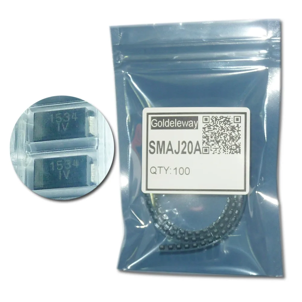 SMAJ20A 400 Вт TVS ДИОД SMA/DO-214AC