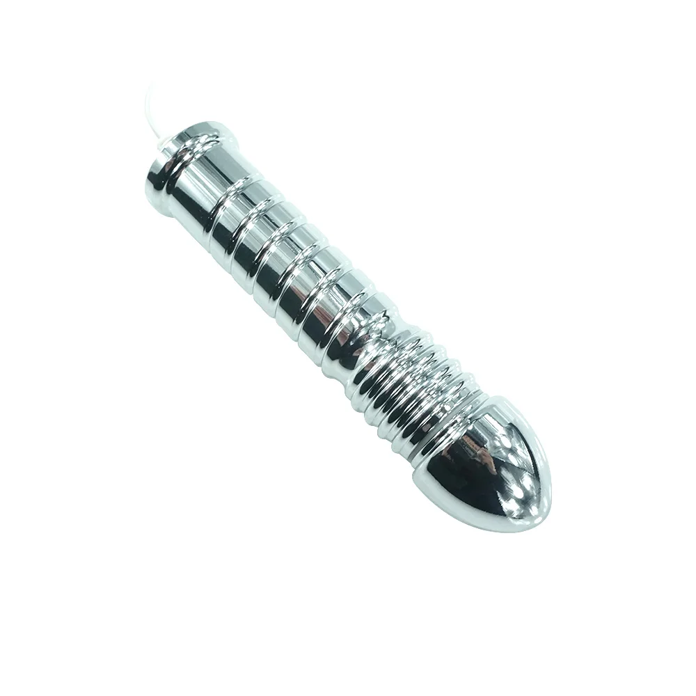 Funny Stim Electric shock wave physical therapy equipment metal anal plug breast massager electro sex steel butt plug toys