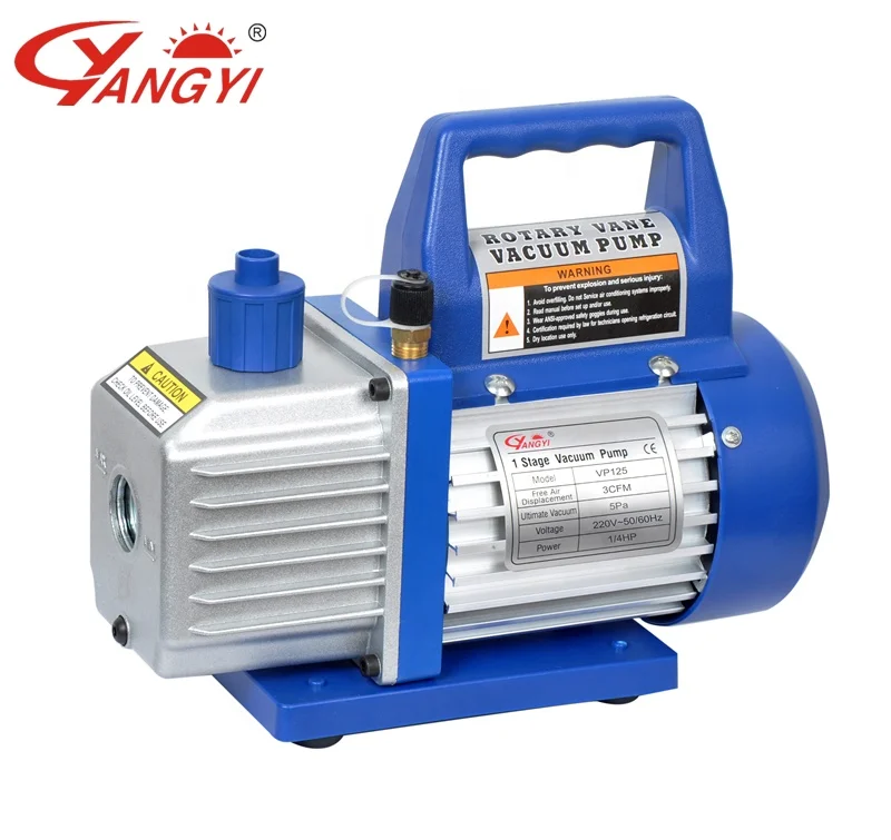 HVAC Refrigerant Vacuum Pump Rotary Vane air Vacuum Pump Single Stage 3CFM electric vacuum pump