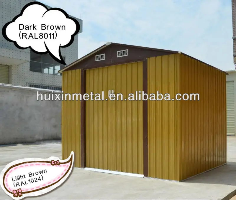 Заднем дворе садовый сарай используется для хранения инструментов HX81122-B