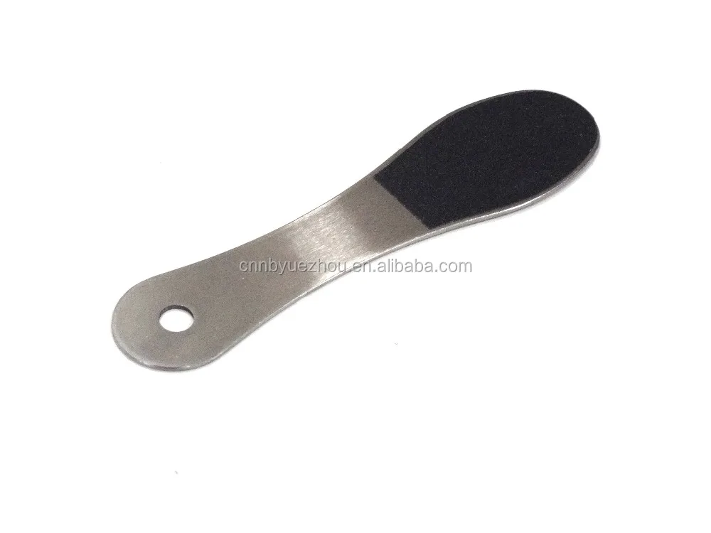 Metal Handle Stainless Steel Pedicure Replaceable Sandpaper Foot File Callus Remover