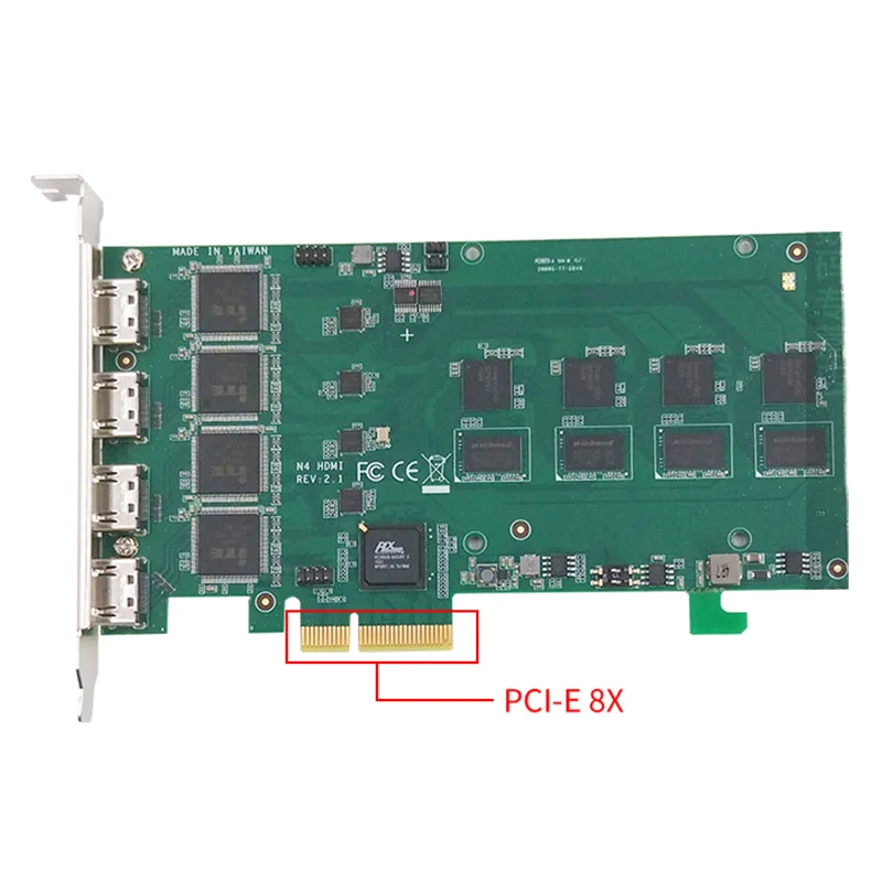4 channel HDM1 video capture card PCIe 4U webcasting video capture card