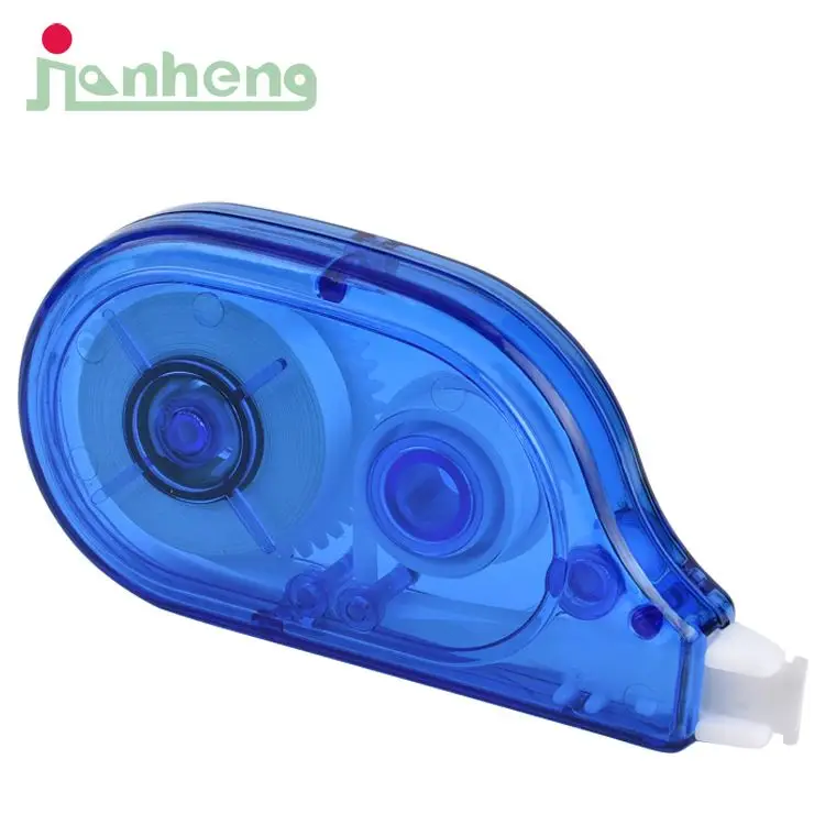 
China manufacturer new arrival round shaped plastic school stationery products white office supplies correction tape 