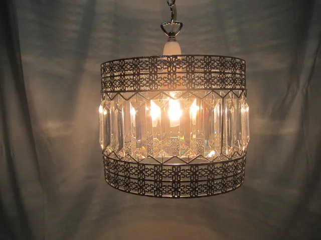 Modern pendant light lampshade frames