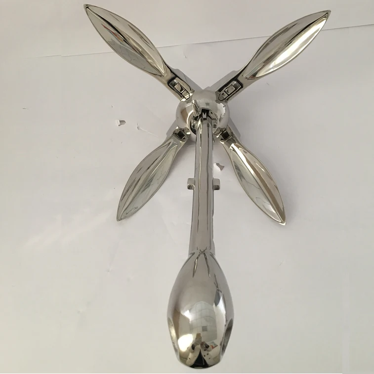 Stainless Steel Marine Boat Folding Anchor 0.7 kg