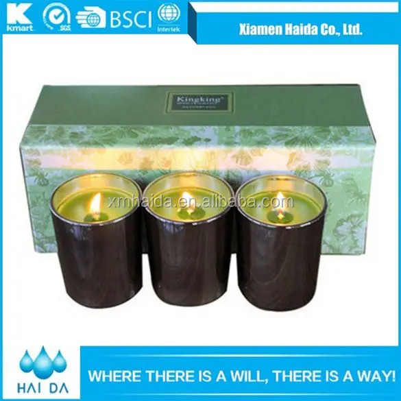 Christmas Gift Home Decoration 100% soy wax scented candle manufacturers