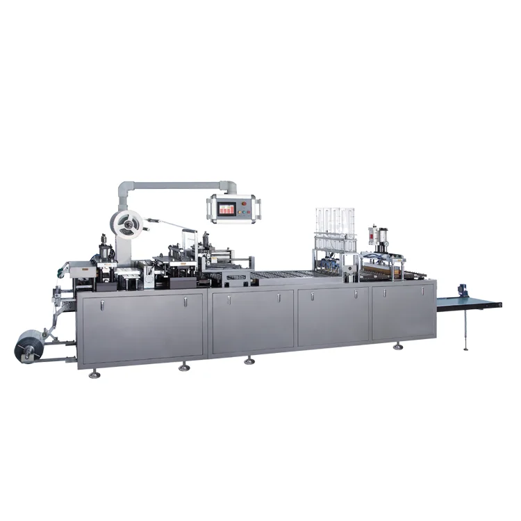 Automatic Plastic Blister thermoforming Packaging servo motor driving battery heat sealing packing machine