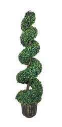 High Quality Custom Artificial Topiary Trees Artificial Boxwood Spiral Tree