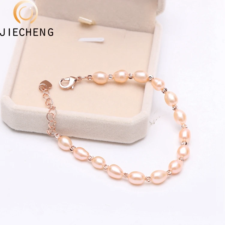 6-7mm fashion freshwater pearl friendship bracelets