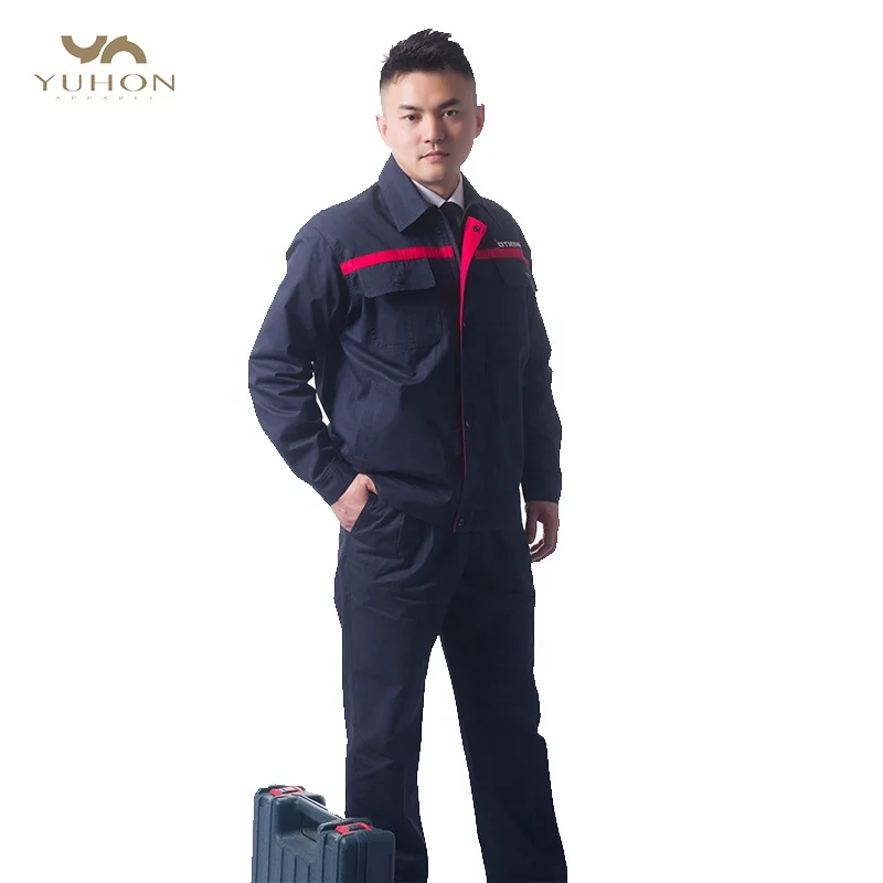 cheap Work Coat for men engineering uniform Mechanic Workwear