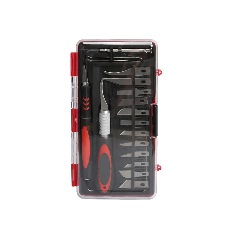 Deluxe Hobby Craft Knife Kit Carving Knives Woodworking Tools Set Multifunction