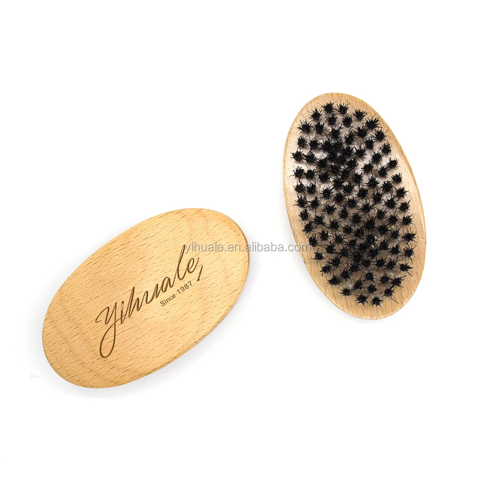 Beard Comb & Beard Brush Set for Men Natural Boar Bristle Brush and  beech Wood Comb