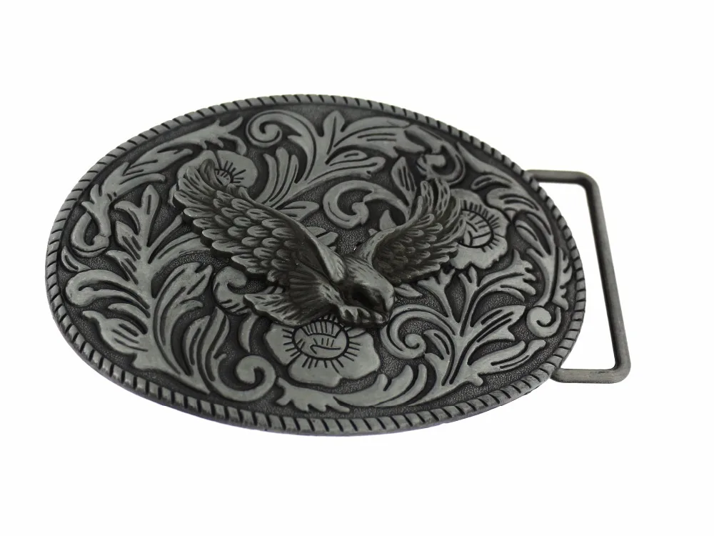 2017 40mm custom black hawk western Double Color Belt Buckle