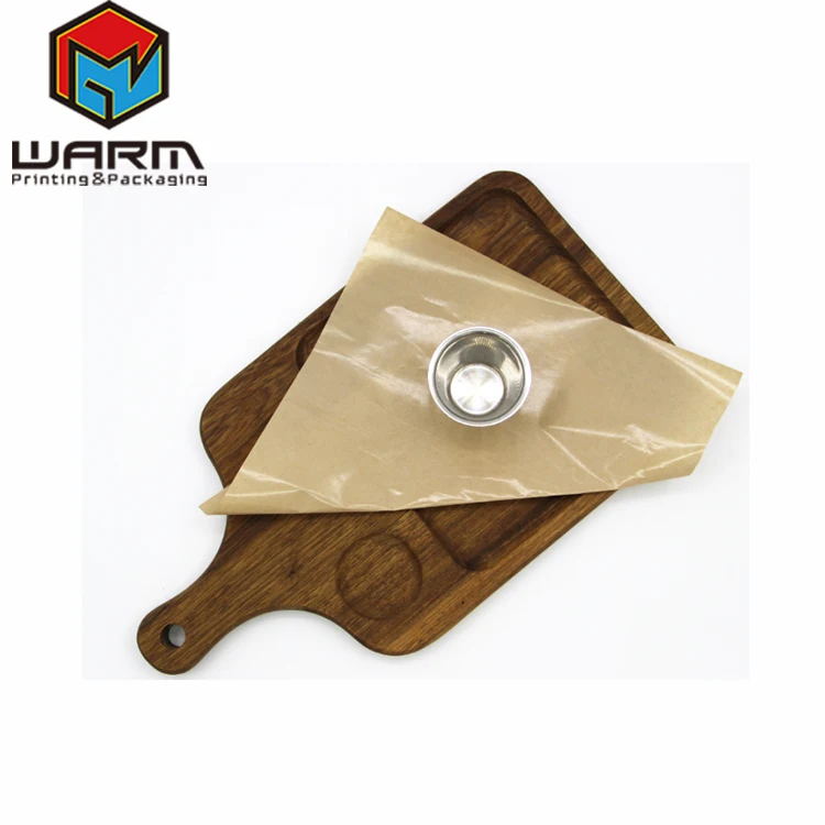 
Wax Paper Food Wrapping Grease Proof Kraft Paper PE Coated Paper 